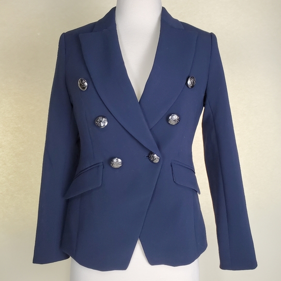 Banana Republic Jackets & Blazers - BANANA REPUBLIC navy blue double breasted blazer